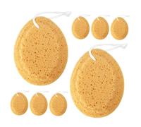 SHERCHPRY 8Pcs Honeycomb Bath Shower Sponge Exfoliating Skin Scrubber Bathing Ball Soft Body Washing Sponges for Deep Cleansing and Creation Quick Drying and Portable