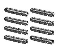SHERCHPRY 8pcs Metal Shoelace Tips DIY Shoe String End Caps for Shoelaces Replacement Fasteners Easy to Install