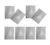 SHERCHPRY 8pcs Miniature Dollhouse Roof Tiles Set, Corrugated Aluminum Roofing Panels for DIY Model Building, Scale Roof Material for Architectural Diorama and Miniature House Layouts