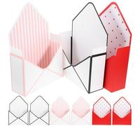 SHERCHPRY 9pcs Envelope Shape Flower Bouquet Boxes Made of Paperboard, Easy to Carry and Store, for DIY Floral Arrangements and Table Decoration