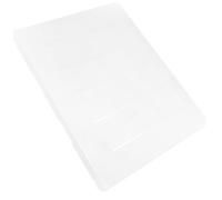 SHERCHPRY A4 Plastic File Box Document Storage Case with Lid White Office Paper Organizer Document Protector for Contracts and Certificates