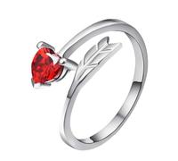 SHERCHPRY Adjustable 925 Sterling Silver Cupid’S Arrow Open Couple Promise Ring, Chic His and Her Matching Silver Finger Decoration Ring for Women and Men