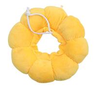 SHERCHPRY Adjustable Cat Collar Sun Flower Design Soft Pp Cotton Material for Wound Protection and Anti-licking during Period after Surgery