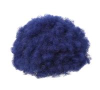 SHERCHPRY Afro Curly Wig for Women, Short Navy Blue Synthetic Afro Wig with Natural Fluffy Curls, Lightweight Cosplay Hairpiece for Party and Daily Wear