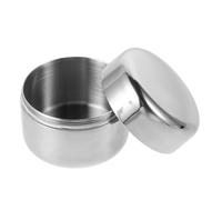 SHERCHPRY Airtight Stainless Steel Mini Pill Organizer Round Portable Medicine Storage Box for Travel and Daily Use Metal Tablet Case for Purse and Outdoor Activities