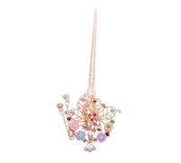 SHERCHPRY Ancient Chinese Hairpin Hanfu Bridal Hair Accessories Vintage Lily Tassel Hairpin for Wedding