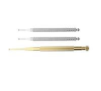 SHERCHPRY Auricular Detector Ear Massager Accupuncture Pens Face Pointer Massage Tool Face Reflexology Tools Ear Stimulator Pen Body Point Probe Stainless Steel