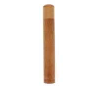 SHERCHPRY Bamboo Cigar Humidor Tube Airtight Travel Humidor Case Portable Pocket Cigar Storage for Carbonized Bamboo Keeps Freshness for Men Gift