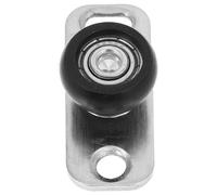 SHERCHPRY barn Door Roller Guide Floor Guides Swing Stopper Stainless Steel Silver Easy to Clean for Glass Doors Home Decor Simple American Style