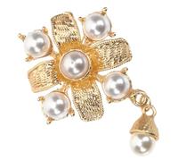 SHERCHPRY Baroque Pearls Brooch Pin Vintage Style Women S Clothing Accessory Elegant Glossy Finish Smooth Edges Fashion Pin for Coat Dress Scarf