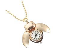 SHERCHPRY Beetle Designed Pocket Watch Gold Bead Chain Vintage Retro Hanging Watch Men’s Classic Mechanical Timepiece Suitable for Daily Carry and Collecting