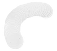 SHERCHPRY Blank Outlet Cover Plates 30pcs White PP Round Electrical Cover for Ceiling Box Openings and Home Replacement Hide Plasterboard Defects