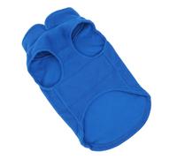 SHERCHPRY Blue Polar Fleece Dog Vest for Puppies, Comfortable and Convenient Winter Coat with Chic Design, for Daily Use the House, Solid Colour Warm Pet Clothes