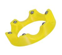 SHERCHPRY Bowling Ball Rotating Stand with 360 Degree Silent Rotation, Non-slip Pla Material Holder for Easy Maintenance and Cleaning, Tabletop Accessory for Bowlers Yellow
