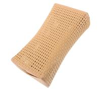 SHERCHPRY Breathable PE Woven Cooling Cushion for Sauna and Summer Use Hollow Headrest Pillow with Imitation Rattan Weave High Temperature Resistant Spa Support for Hot Sleepers