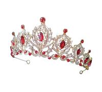 SHERCHPRY Bridal Crown Headband Dazzling Rhinestone Tiara for Weddings Elegant Hair Accessory for Brides and Parties Lightweight Design for Comfort and Style