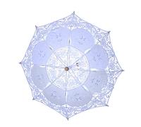 SHERCHPRY Bridal Umbrella Wedding Lace Parasol Embroidery Lacework Umbrella for Bride Decorations Parasols