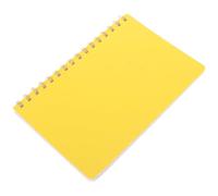 SHERCHPRY Campus Notebook A5 Spiral Note Book with Thick Paper, Yellow Cover, Easy to Carry and Designed to Efficiency, for Students and Teachers a Simple, High-class Office Notebook