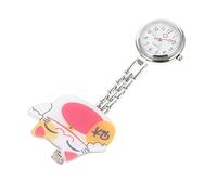 SHERCHPRY Cartoon Pocket Watch Fortune Cat Design for Nurse Doctors Chain Stylish and Cute Timepiece for Everyday Use