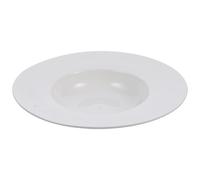 SHERCHPRY Ceramic Pasta Plate 10 Inch European Style Dinner Serving Plate Wide Rim for Pasta Soup Salad Easy to Clean Food Grade Material