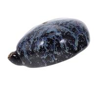 SHERCHPRY Ceramic Pottery Water Dropper Blue Glaze Calligraphy Inkstone Accessory for Chinese Painting and Office Art Supplies