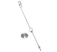 SHERCHPRY Chicken Feeder Hanging Installation with Chain Stainless Steel Hanging Chicken Vegetable Feeder Relieves Boredom Sturdy for Birds and Parrots for Large Poultry