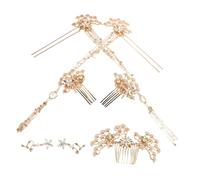 SHERCHPRY Chinese Bridal Hairpins Decorative Pearl Hair Sticks Elegant Flower Headpiece for Bridesmaids and Women Comfortable Fit Asian Hair Accessories Wedding