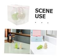 SHERCHPRY Christmas Tree Shaped Makeup Sponge Glittery Star Ball for Liquid Foundation Powder Puff Expands When Wet Soft Cosmetic Applicator for Face Holiday Makeup Tools