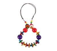 SHERCHPRY Coconut Shell Bohemian Necklace Handmade Choker Women Beaded Sweater Chain Accessories for Casual Beach Outfits