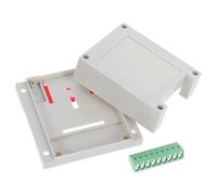 SHERCHPRY Compact, for Industrial Automation Systems Abs Plastic Rail-mounted Electrical Junction Box Space-saving Design with Efficient Signal Transmission, for Streamlined Control