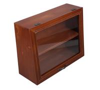 SHERCHPRY Cosmetics Holder Desktop Cup Storage Box Tea Set Cosmetics Rack Retro Storage Case for Small Shelf and Organization Boxes Organiser