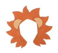 SHERCHPRY Cute Lion Headband for Cosplay Comfortable Felt Animal Costume Accessory for Parties Holidays Lightweight Jungle Animal Hairband for Women