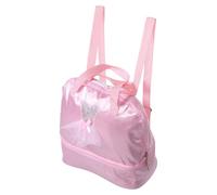 SHERCHPRY Dance Backpack Pink with Multiple Compartments and Adjustable Straps, Nylon and Polyester Ballet Duffle Bag for Little Dancers, Organised Storage with Shoe Compartment, for Ballet