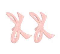 SHERCHPRY Decorative Bow Drawer Knobs 2Pcs Metal Pull Handles for Kitchen Cupboard Wardrobe Wine Cabinets Hardware