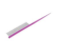 SHERCHPRY Dog Grooming Comb with Rounded Teeth Precision Tail Design for Effortless Knot Removal Durable Pet Comb for Long Haired Dogs and Cats