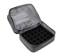 SHERCHPRY Double Layer Nail Polish Organizer Portable Cosmetic Case for Travel Large Capacity Essential Oils Holder Nail Organizers for Makeup Storage for Friends and Family