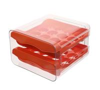 SHERCHPRY Egg Carton Drawer Style Storage Case Tray Multi-function Organizer for Refrigerator Fridge Supplies Convenient Drawer