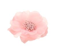 SHERCHPRY Elegant Chiffon Flower Brooch Pin Handmade Brooch for Women Chic French Style Accessory for Dresses Suits Ceremonies Durable High Realism Fabric Jewelry