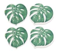 SHERCHPRY Elegant Palm Leaf Paper Napkins Stylish Party Supplies for Events Durable Absorbent Design for Gatherings and Banquets Easy to Store