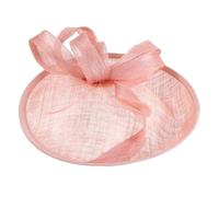 SHERCHPRY Elegant Vintage Bride Headpiece with Unique Tiny Hat Hair Clip Fascinator for Weddings Parties and Cosplay Lightweight Durable Design Blush Pink