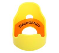 SHERCHPRY Emergency Stop Button Protective Cover Small Shield, Safety Guard Cap for Industrial Pushbutton Switch, Emergency Stop Switch Protector for Accident Prevention