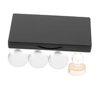 SHERCHPRY Empty Eyeshadow Palette Makeup Case Shadow Pans Matte Black Includes Mirror for Eyeshadow Storage and Organization