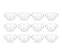 SHERCHPRY Facial Mask Mixing Bowls Glass 12Pcs DIY Face Skin Applicator Containers for Home and Beauty Salon Use