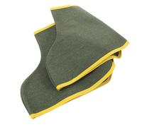 SHERCHPRY Fire Resistant Welding Boot Covers for Welders Lightweight Breathable Spats with Anti-Slip Sole Full Coverage Foot Protectors for Industrial Welding and Hot Work Dark Green Canvas