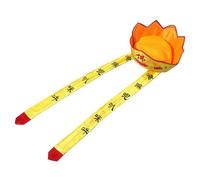 SHERCHPRY Foldable Performance Monk Hat for Cosplay Party Innovative Buddha Style Decorative Cap with Unique Oriental Design Lightweight Stage Prop for Masquerade and Festival Use Head