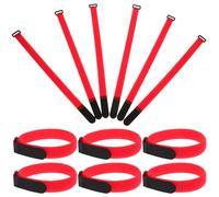 SHERCHPRY Football Net Fixing Strap 20x360mm, Reusable Hook and Loop Cord Ties for Soccer Goal Net Fastening, Adjustable Nylon Cinch Straps for Sports Equipment