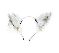 SHERCHPRY Fox Ears Headband Plush Masquerade Costume Party Hair Accessory Christmas White Women Foxes Ears Hair Band