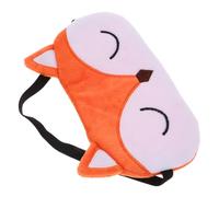 SHERCHPRY Fox Style Sleep Eye Mask Soft Blackout Eye Cover for Women and Teens Comfortable Travel Sleep Mask Adjustable Strap