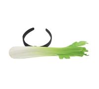 SHERCHPRY Funny Celery Headband Realistic Vegetable Hair Hoop for Parties Comfortable Soft Material for Halloween Cosplay Birthdays and Weddings Playful Accessory for Fun Events