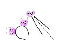 SHERCHPRY Ghost Theme Halloween Headband and Wand Set Adorable Cosplay Accessories for Halloween Parties for Costume Fun with Family and Friends Comfortable and Eye Catching Design